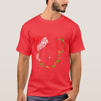 Camiseta Minnie de Natal Premium retrô