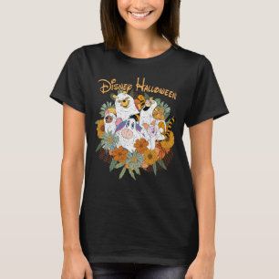 Camiseta minnie, o fantasma floral