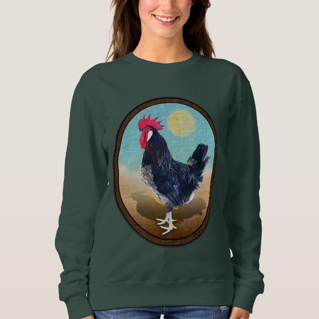 Camiseta Minorca Rooster Vintage Oval (Frente)