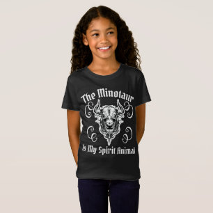 Camiseta Minotauro Meu Espírito Animal Antiguamente Mitolog