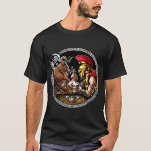 Camiseta Minotauro vs Esgrimista Espartano