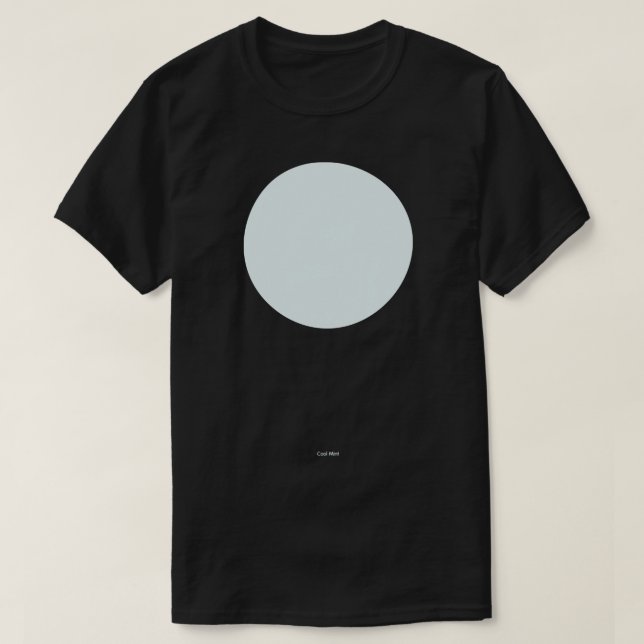 Camiseta Mint Legal de Crayola Circular (Frente do Design)
