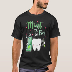 Camiseta Mint Para Ser Engraçado Pasta De Dente E Dentista