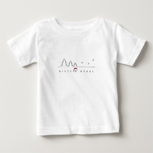 Camiseta Minty & Merry minimalist (Frente)