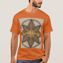 Camiseta Minúsculo Lucky Star Lines Boa Sorte