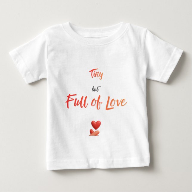Camiseta Minúsculo, mas Cheio de Amor (Frente)