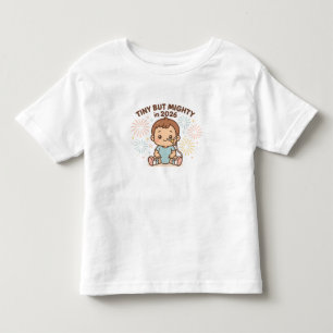 Camiseta Minúsculo Mas Poderoso em 2026 Lindo Ano Novo Nece