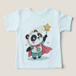 Camiseta Minúsculo mas Poderoso – Panda Super-Herói Seguran