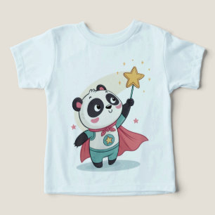 Camiseta Minúsculo mas Poderoso – Panda Super-Herói Seguran