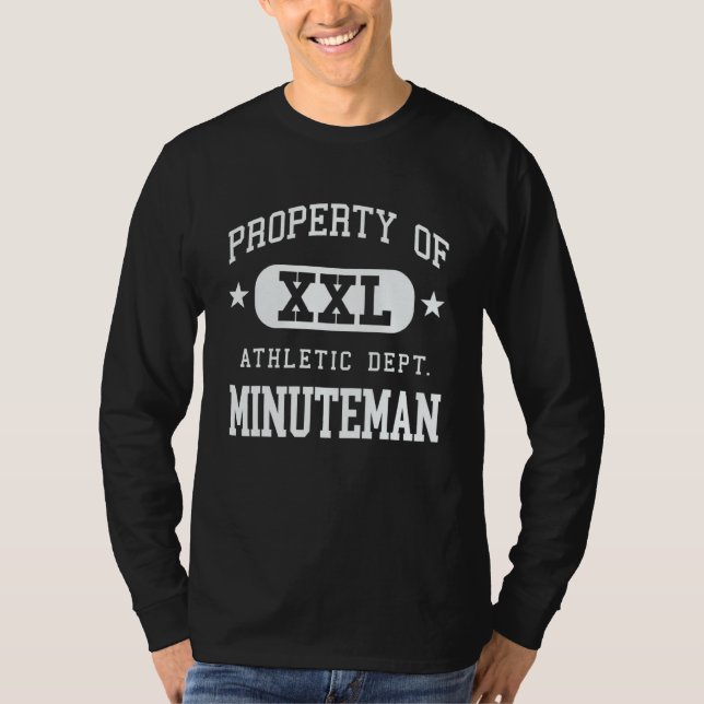 Camiseta Minuteman XXL Athletic School Property (Frente)