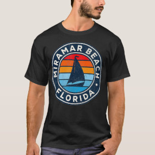 Camiseta Miramar Beach Flórida FL Vintage Sailboat 70