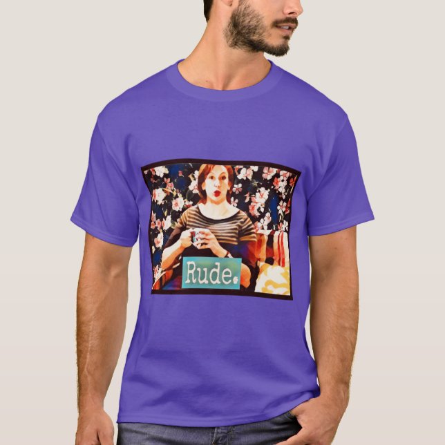 Camiseta Miranda Hart retrô grosseiro (Frente)