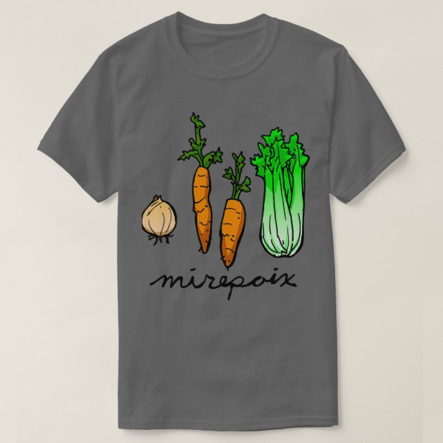 Camiseta mirepoix (Frente do Design)