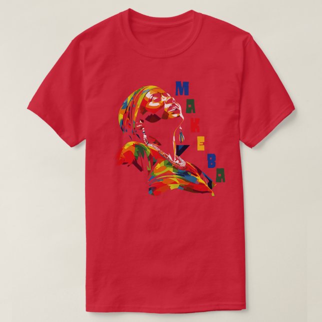 Camiseta Miriam Makeba - Design original (Frente do Design)