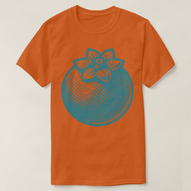 Camiseta mirtilo (Frente do Design)