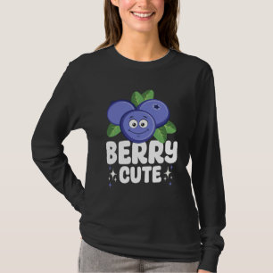 Camiseta Mirtilo Fruta Fruta Fofa