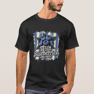 Camiseta Mirtilos Silvestres Pequenos Mas Poderosos Vibraçã