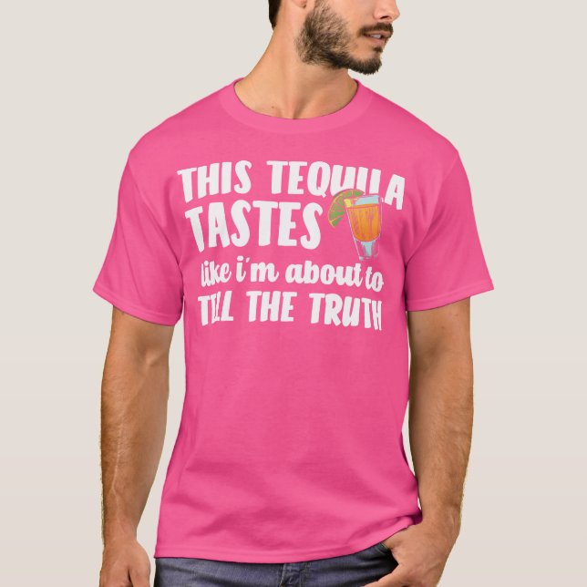 Camiseta Mis Amigos Funny Salt Lime Tacos Tequila (Frente)