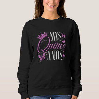 Camiseta Mis Quince Anos Quinceañera Queen 15 Birthday