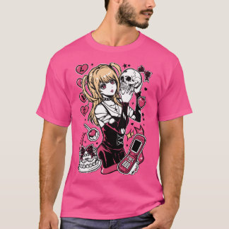 Camiseta Misa Gótica Chica Anime