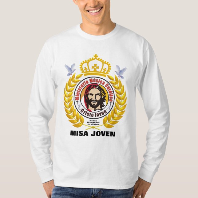 Camiseta Misa Jove Cristo Joven (Frente)