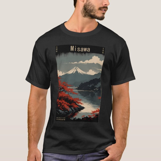 Camiseta Misawa Japan Viagens vintage Turismo (Frente)