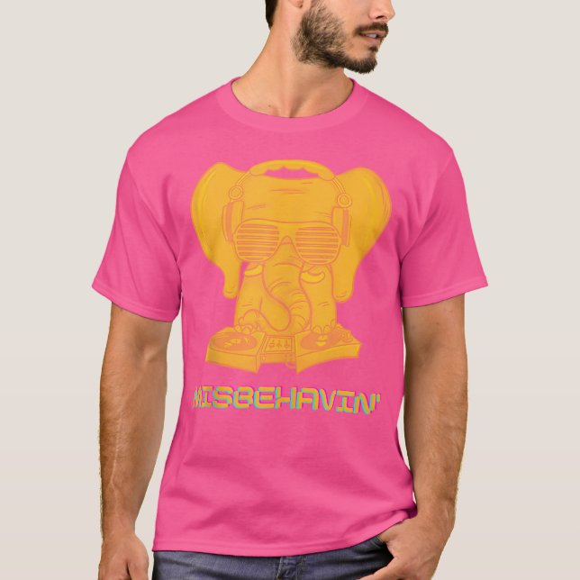 Camiseta Misbehaving Edm Music Festival Rave (Frente)