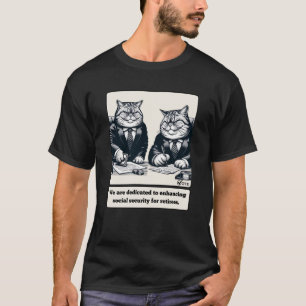 Camiseta Mischievous Meows: O Político Do Gato Crafado
