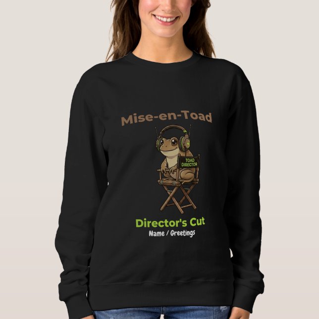 Camiseta Mise-en-Toad Diretor Corte Cinema Pun Toad Arte (Frente)