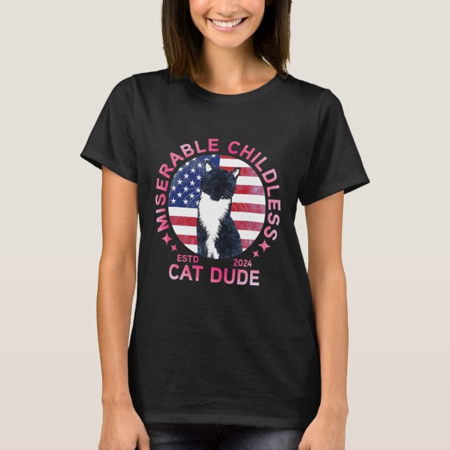 Camiseta Miserável Gato Infantil (Frente)