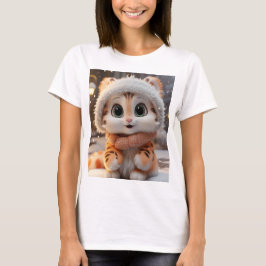 Camiseta Misha - Um leopardo de neve fofo