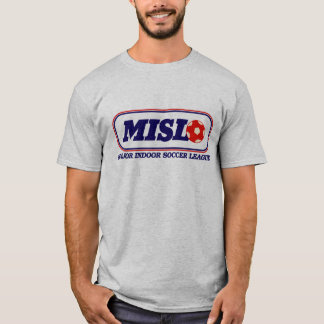 Camiseta MISL Lembre-se do logotipo de futebol do interior