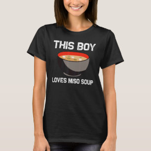Camiseta Miso Designs Para Meninos Crianças Sopa Miso Japon