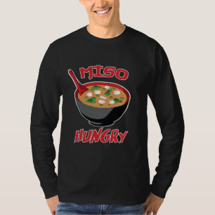 Camiseta Miso Hungry Funny Comida Kawaii