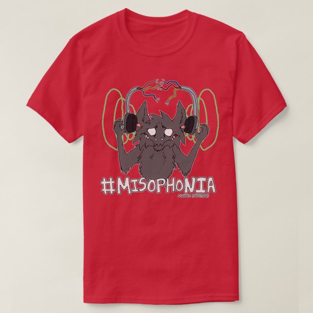 Camiseta Misophonia (Frente do Design)