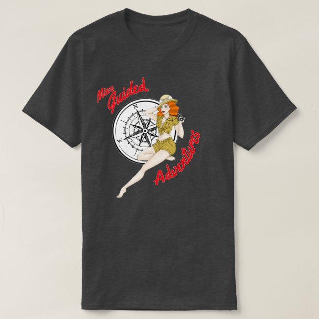 Camiseta Miss Aventuras Guiadas (Frente do Design)