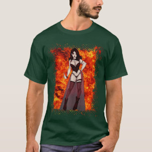 Camiseta Miss Drácula Terror Horror Vampiro Halloween Pin