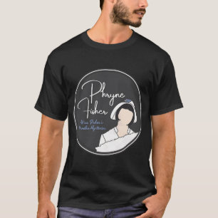 Camiseta Miss Fisher em seu Casaco de Pele Branco
