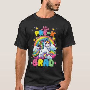 Camiseta Miss Pre K Formando Unicórnio No Último Dia De Lic