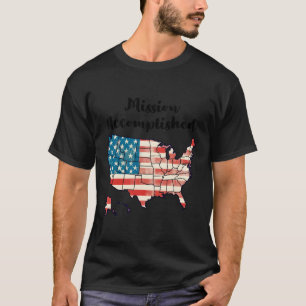 Camiseta Missão Cumprida de Viagem Viajante Todos os 50 Est