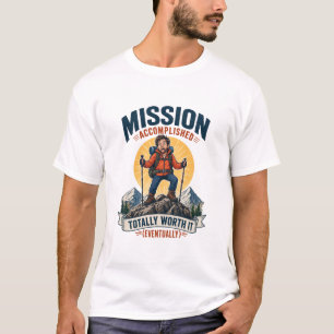 Camiseta Missão Cumprida Totalmente Vale a Pena Humorístico