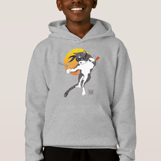 Camiseta Missão da Lua de cheio: Cat Ninja (Frente)