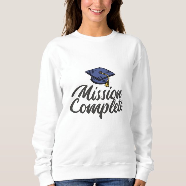 Camiseta Missão de graduação concluída (Frente)