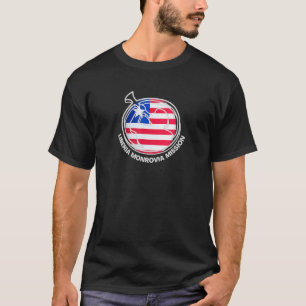 Camiseta Missão de Libéria Monróvia SUD Orgulhosa Missão Mó