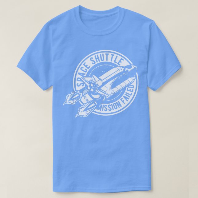 Camiseta Missão de Transporte Espacial (Frente do Design)