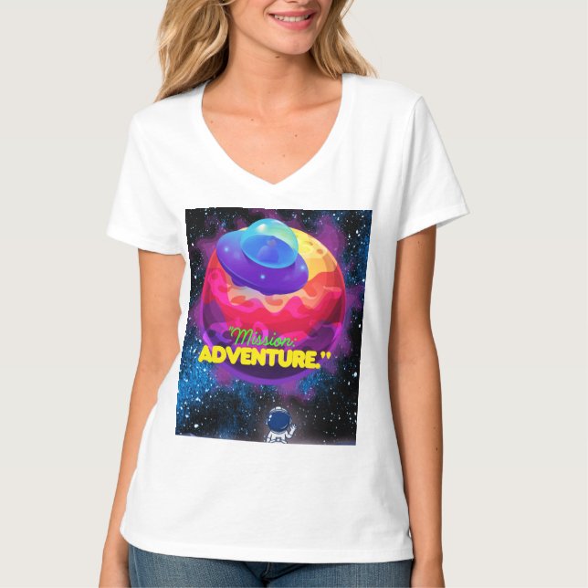 CAMISETA MISSÃO E AVENTURA (Frente)