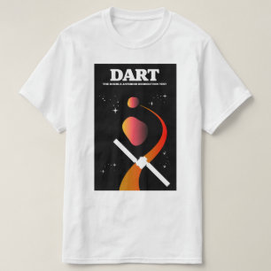Camiseta Missão espacial DART arte espacial.
