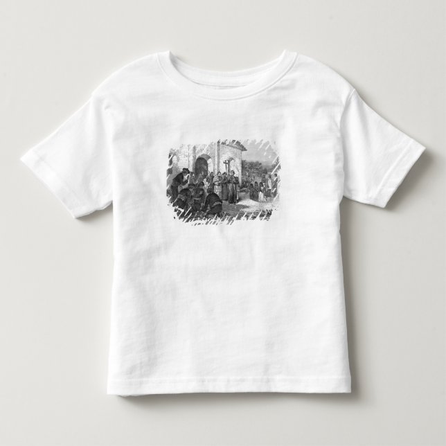 Camiseta Missão espanhola do Alamo (Frente)