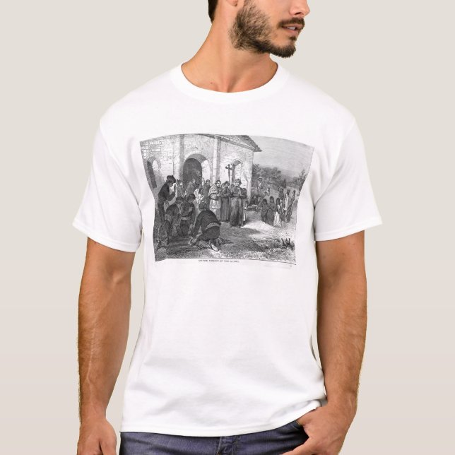 Camiseta Missão espanhola do Alamo (Frente)