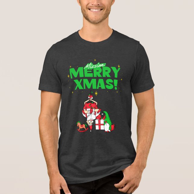 Camiseta Missão: Feliz Natal! (Frente)